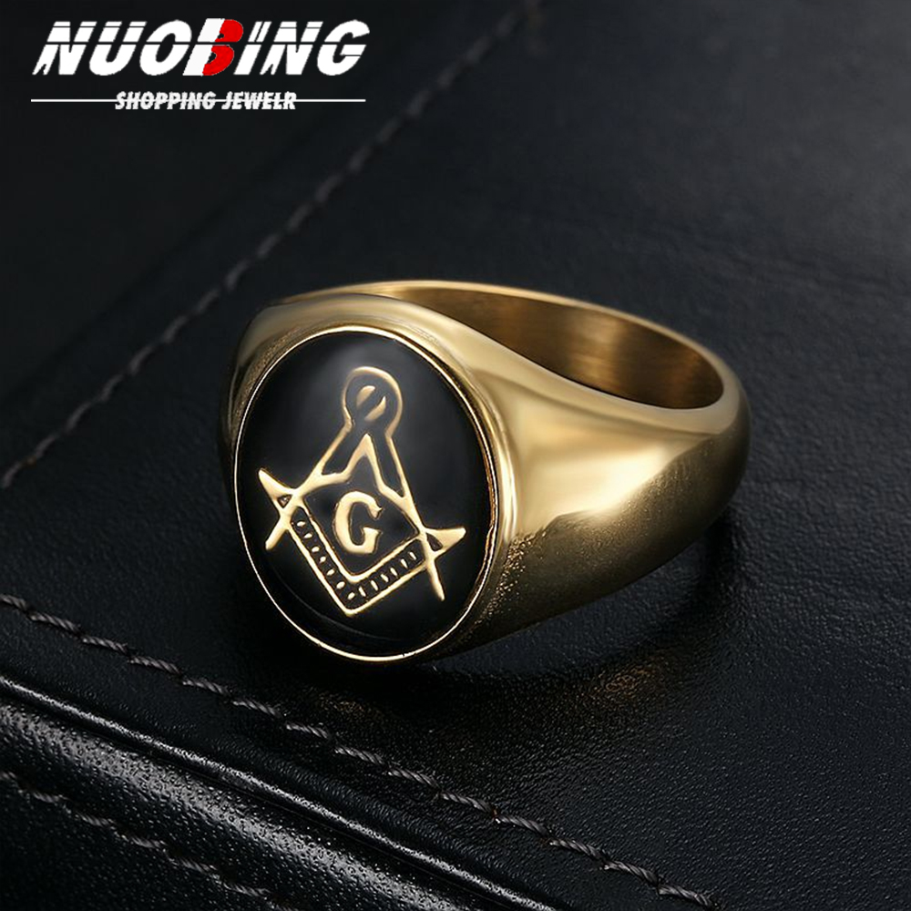 Digital Alarm Clock - Cincin Freemason Bulat Pria Vintage Baja