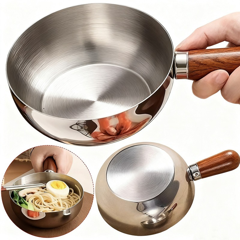 Kitchen Electronics Gadgets - Panci Susu Stainless Steel dengan Gagang