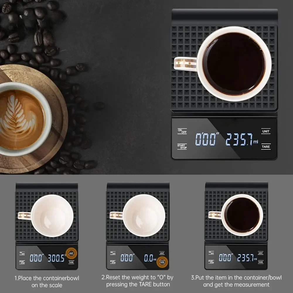 Kitchen Electronics Gadgets - Timbangan Kopi Elektronik Pintar Presisi Tinggi