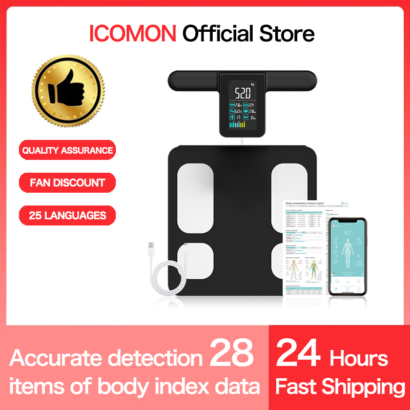Body Fat Scale Smart - Smart 8 Elektroda Skala Berat Badan