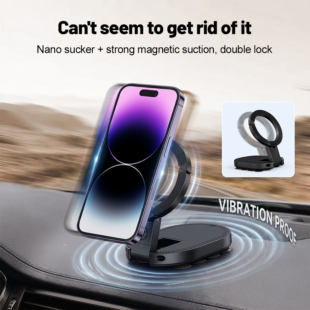 Mobile Electronics Gadgets - 360 ° Penyangga Ponsel Magnetik 3-in-1