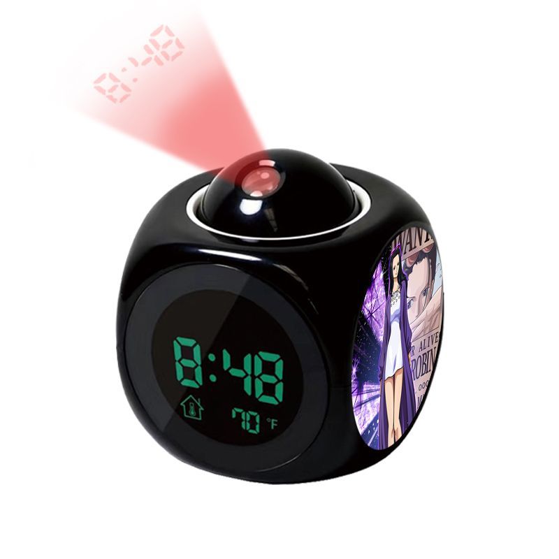 Digital Alarm Clock - Jam Alarm Proyeksi Anime One Piece
