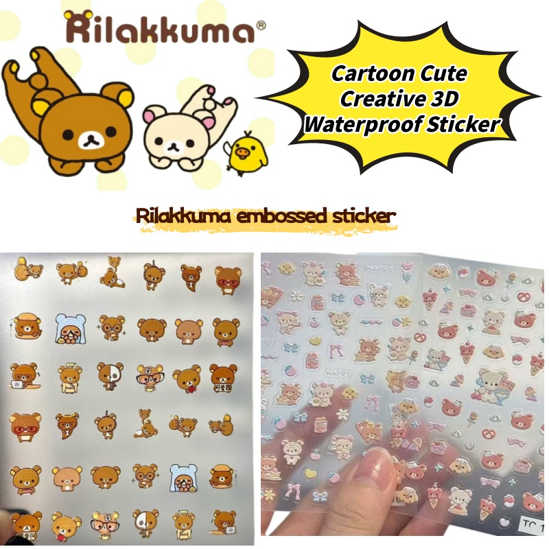 Mobile Electronics Gadgets - Stiker Kreatif Seni Kuku Beruang Lucu