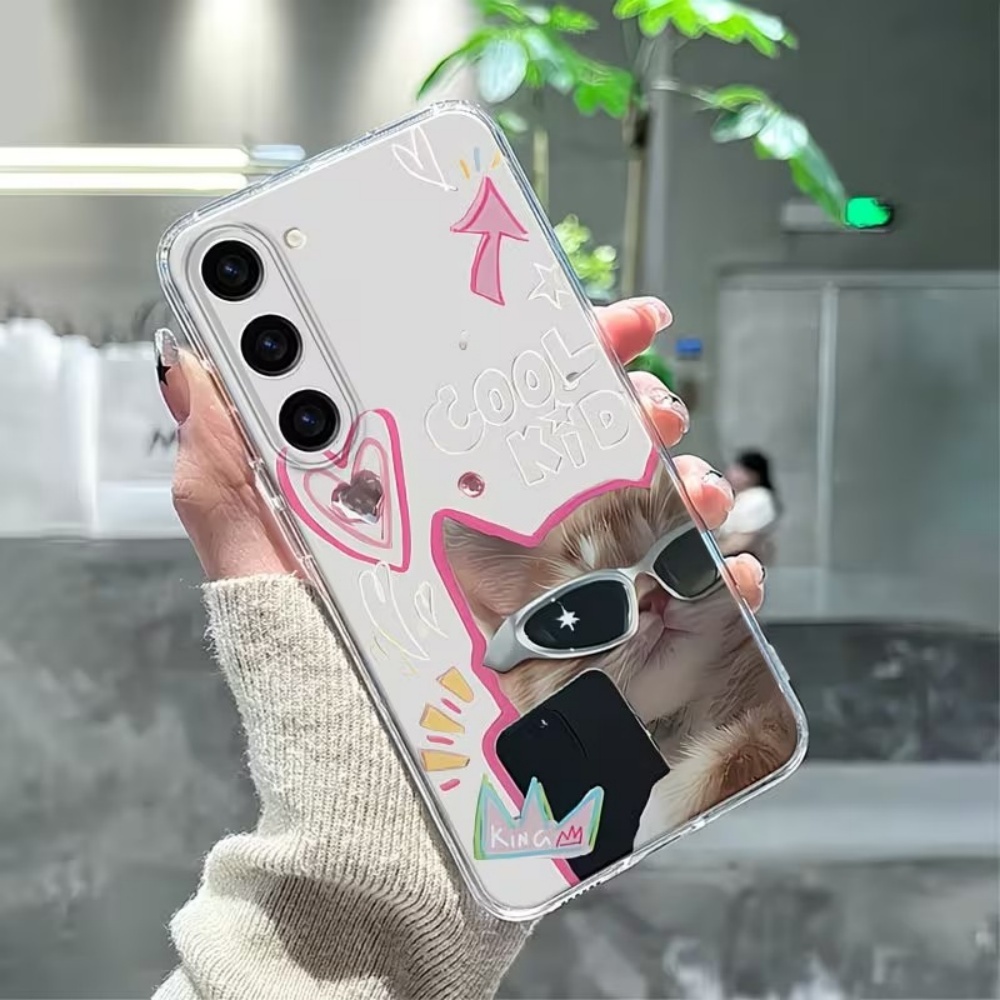 Casing Ponsel TPU Bening Pola  - Samsung Galaxy A55 ulasan dan harga
