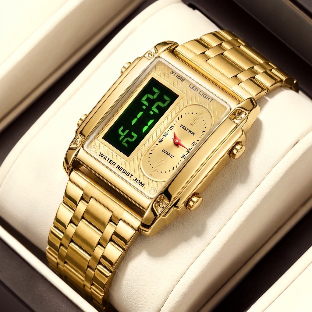 Jam Tangan Digital Sport Pria  - Digital Alarm Clock ulasan dan harga