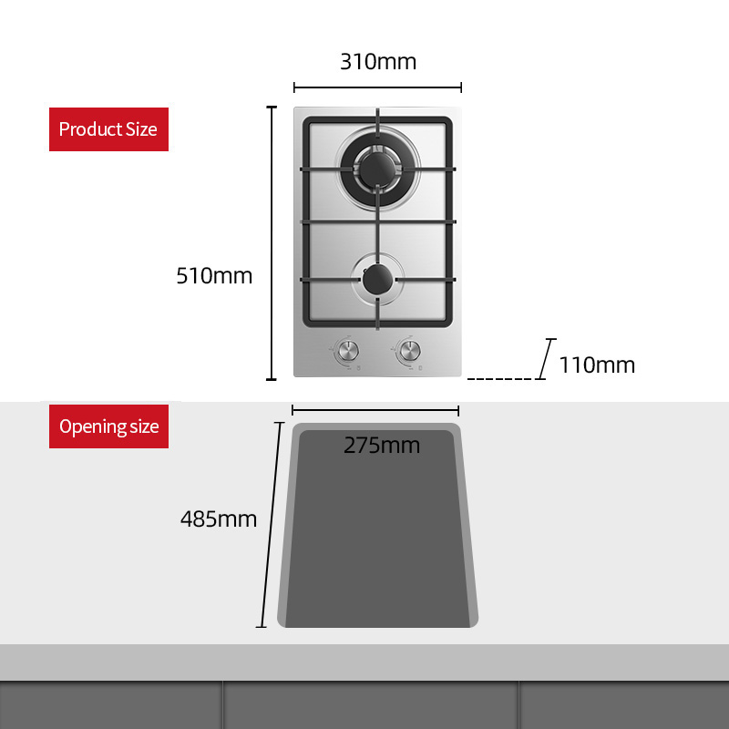 Kompor Gas Built-In Dua Tungku - Electronics & Gadgets Icon ulasan dan harga