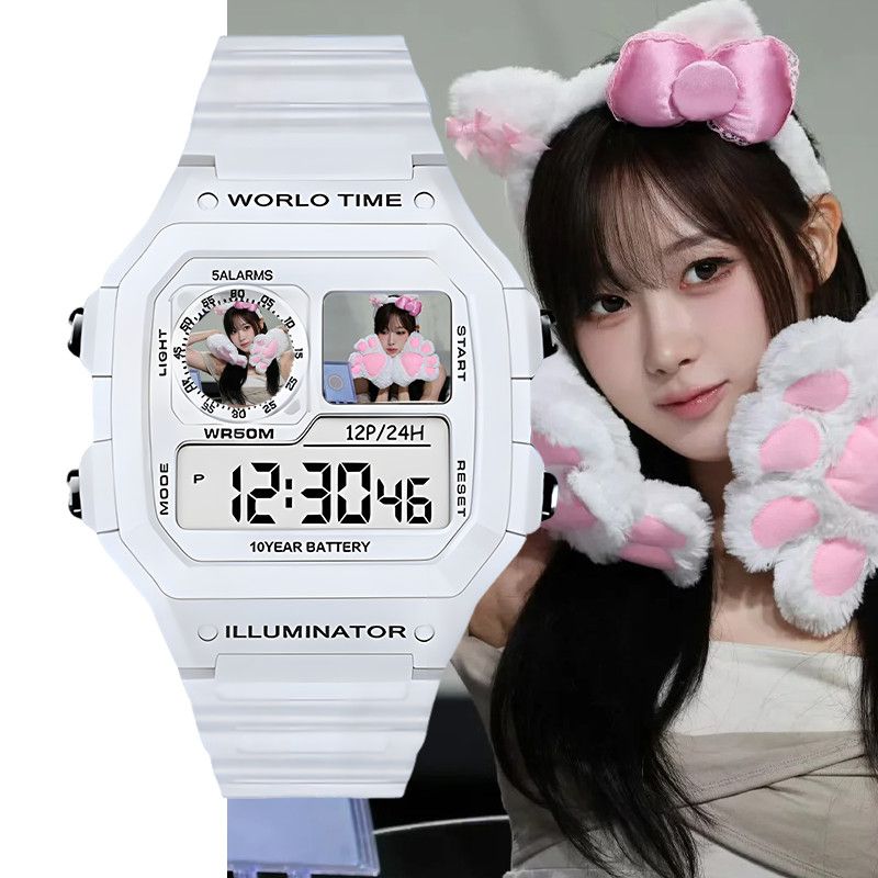 Jam Tangan Digital Elektronik  - Digital Alarm Clock ulasan dan harga