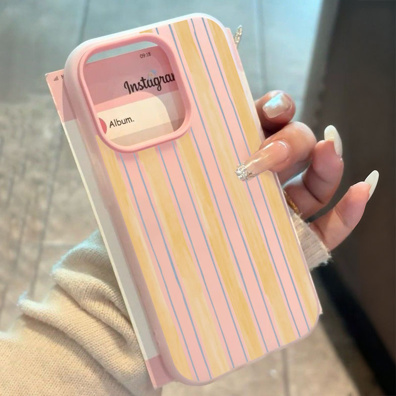 Casing Ponsel Bergaris Kuning  - Samsung Galaxy A55 ulasan dan harga