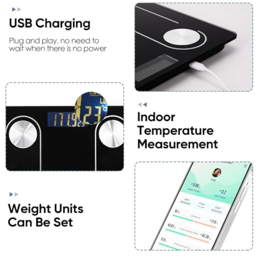 Timbangan Berat Badan Digital  - Body Fat Scale Smart ulasan dan harga