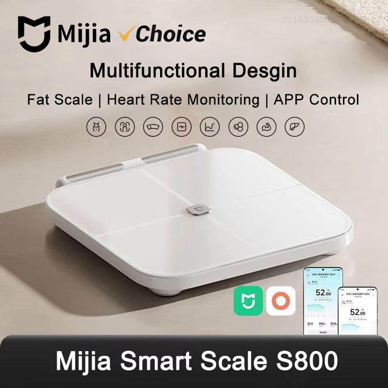 Timbangan Pintar Mijia S800 8- - Body Fat Scale Smart ulasan dan harga