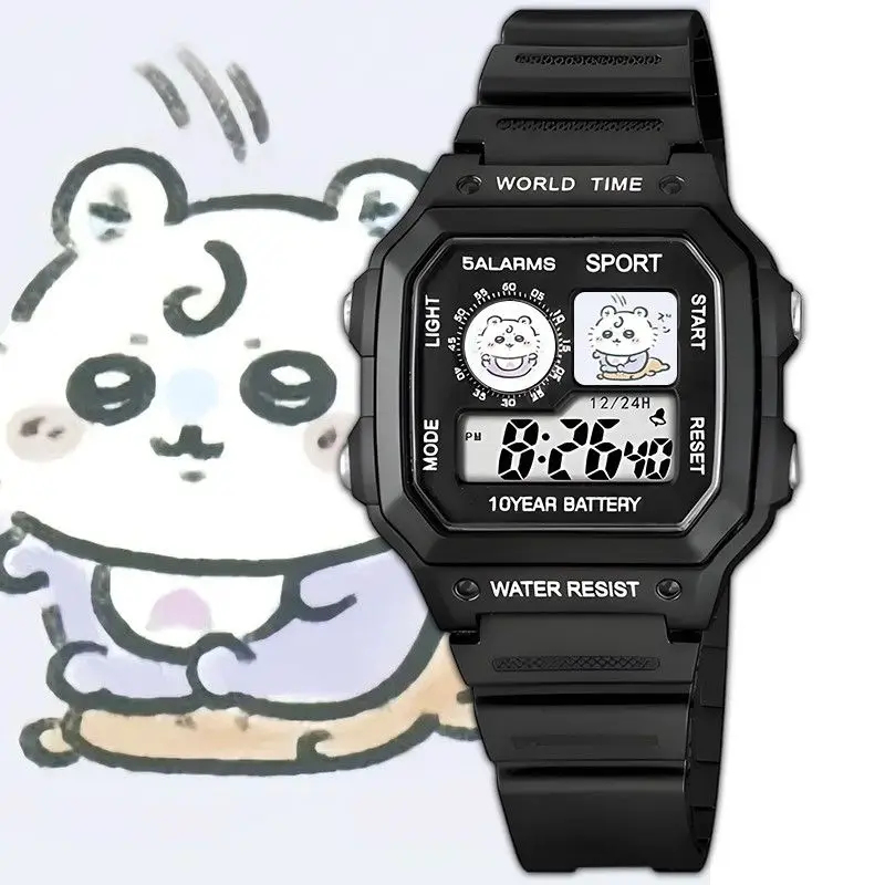 Jam Tangan Digital Kartun Chii - Digital Alarm Clock ulasan dan harga