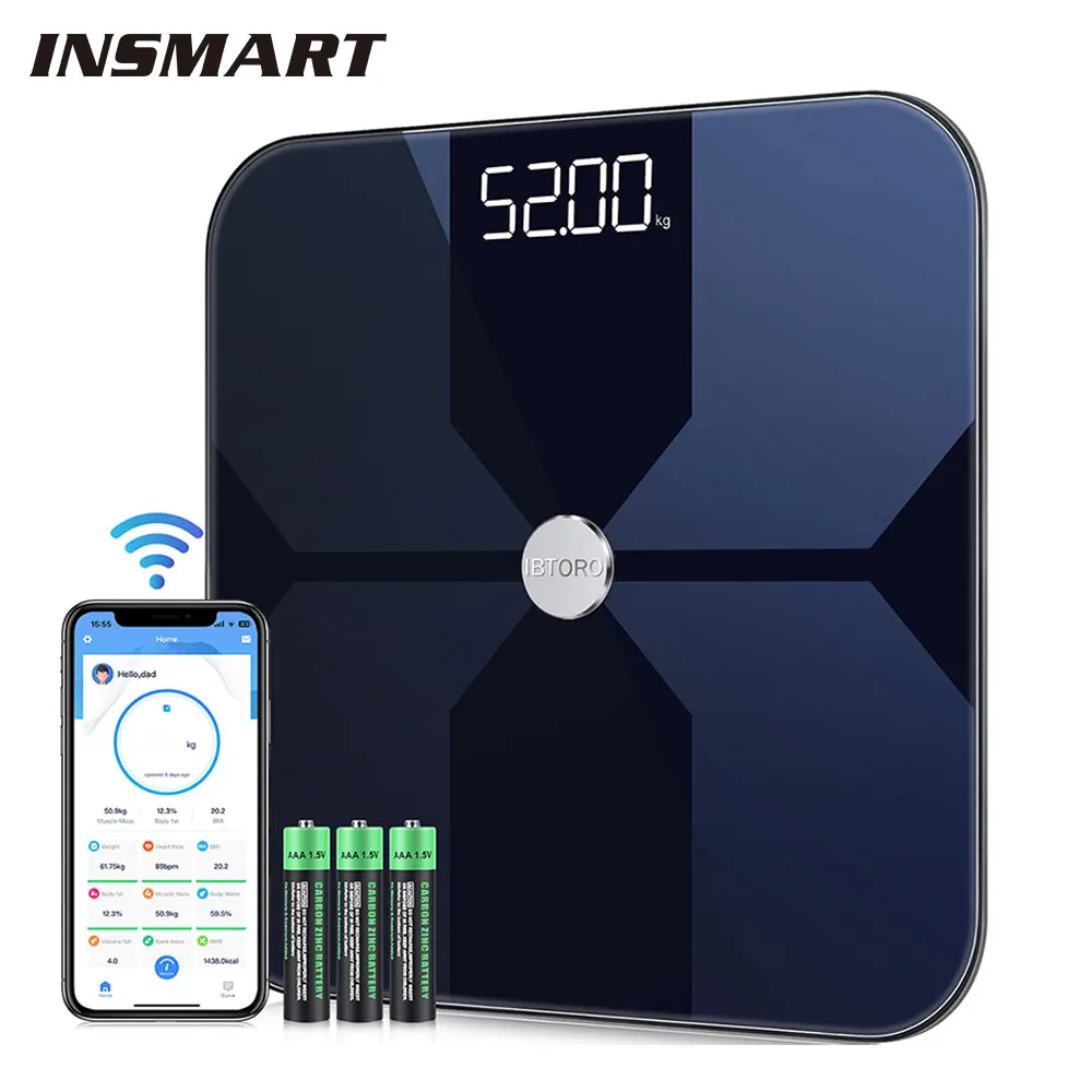 Skala Lemak Tubuh Wifi Rumah P - Body Fat Scale Smart ulasan dan harga