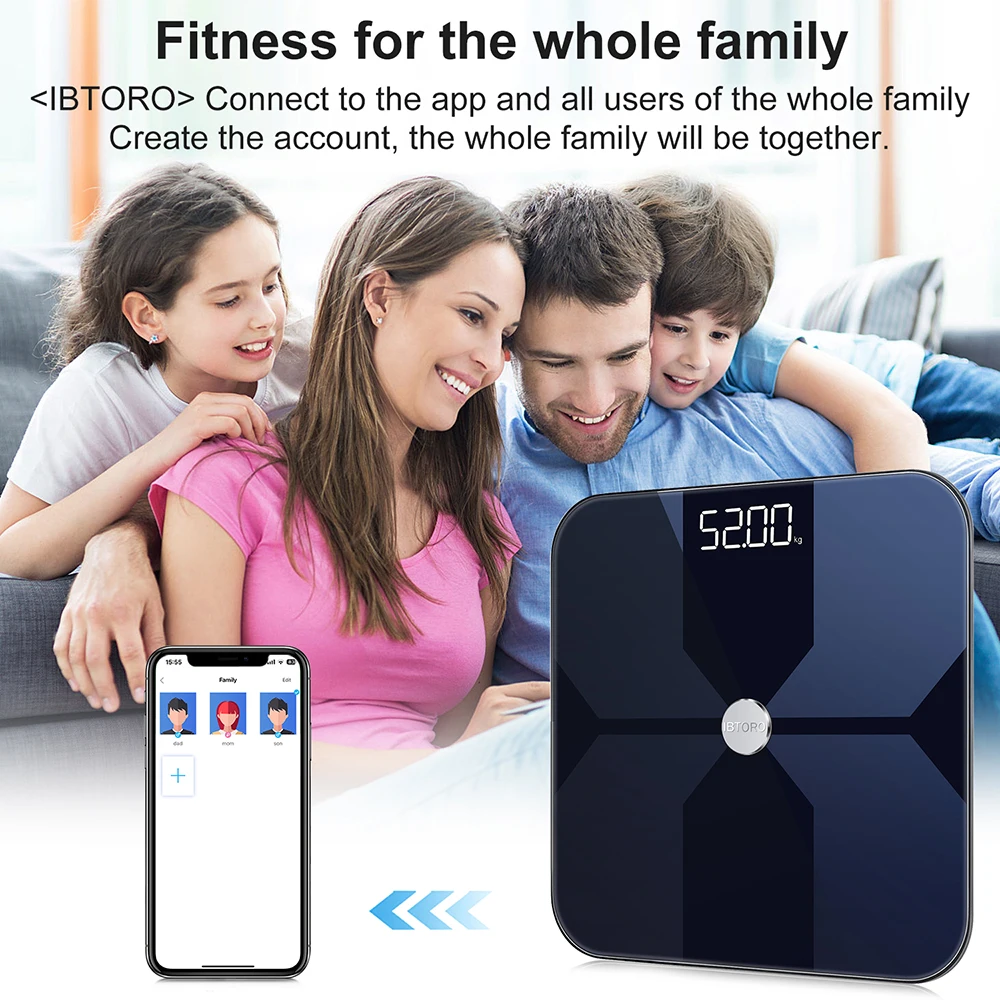 Skala Lemak Tubuh Wifi Rumah P - Body Fat Scale Smart ulasan dan harga